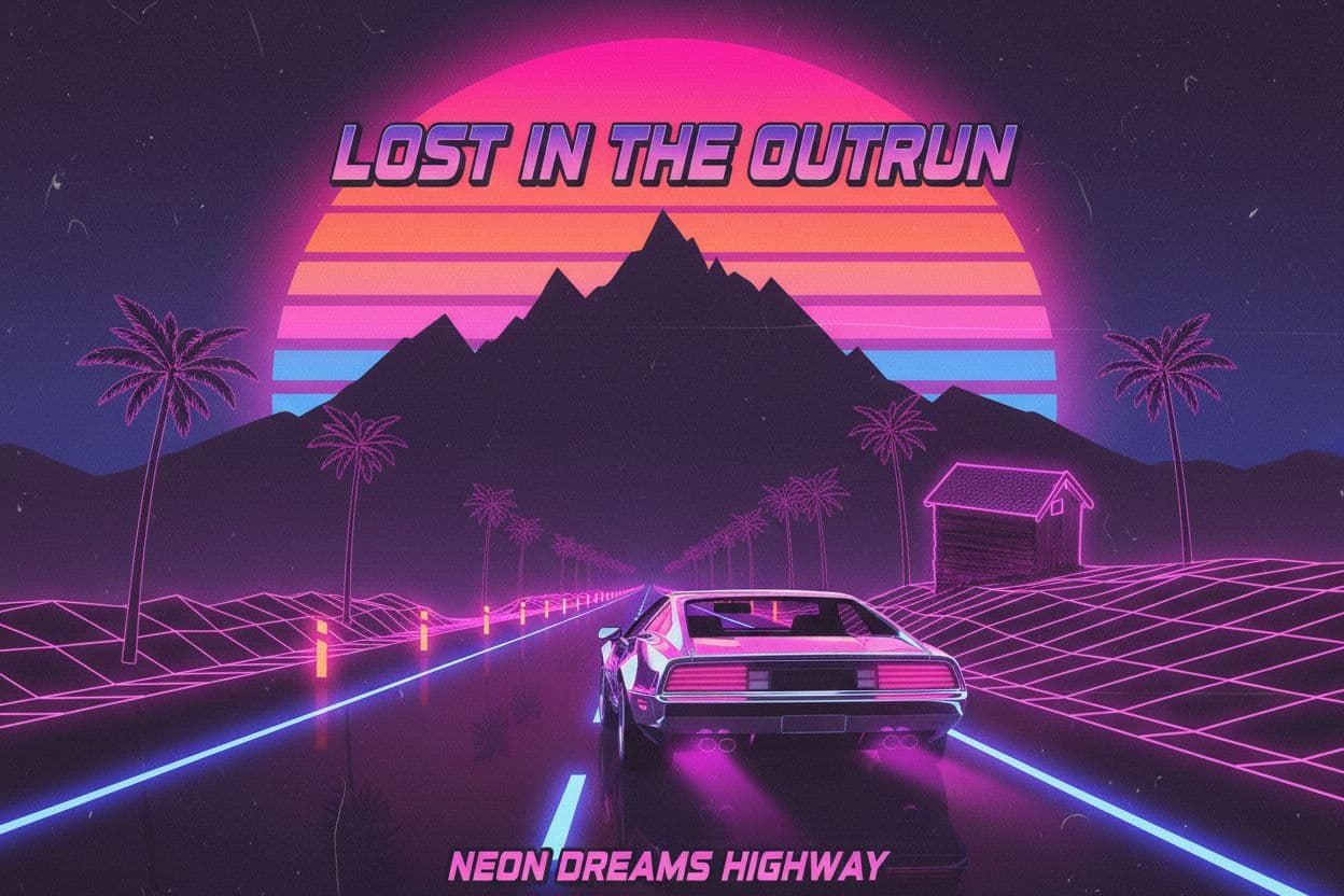 80s Synthwave Generated Preview