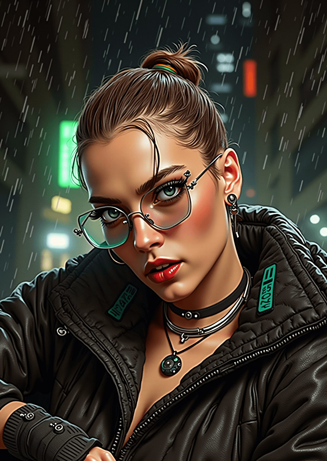 Cyberpunk styled