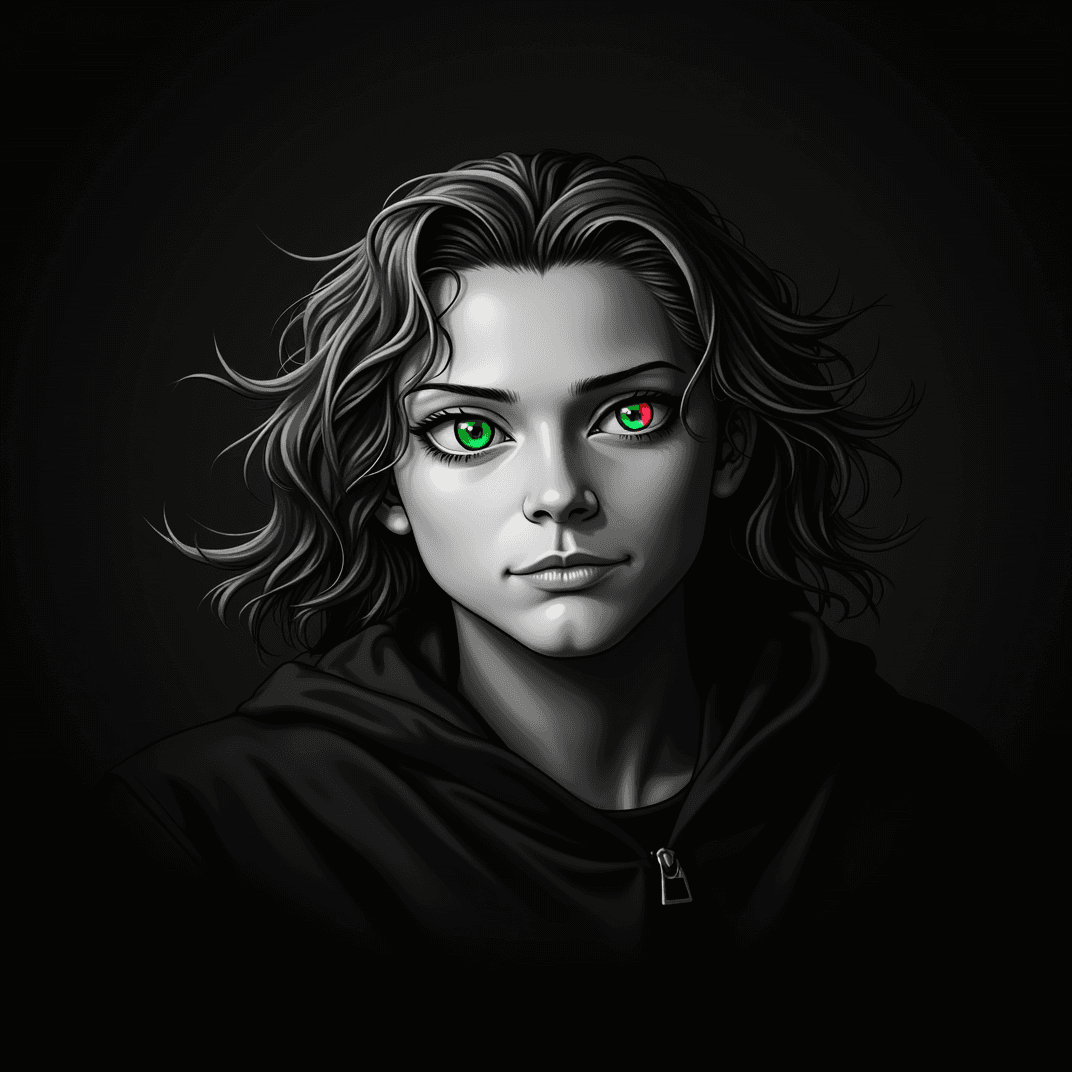 Photo transformed into edgerunners cyberpunk style with AI — example 3