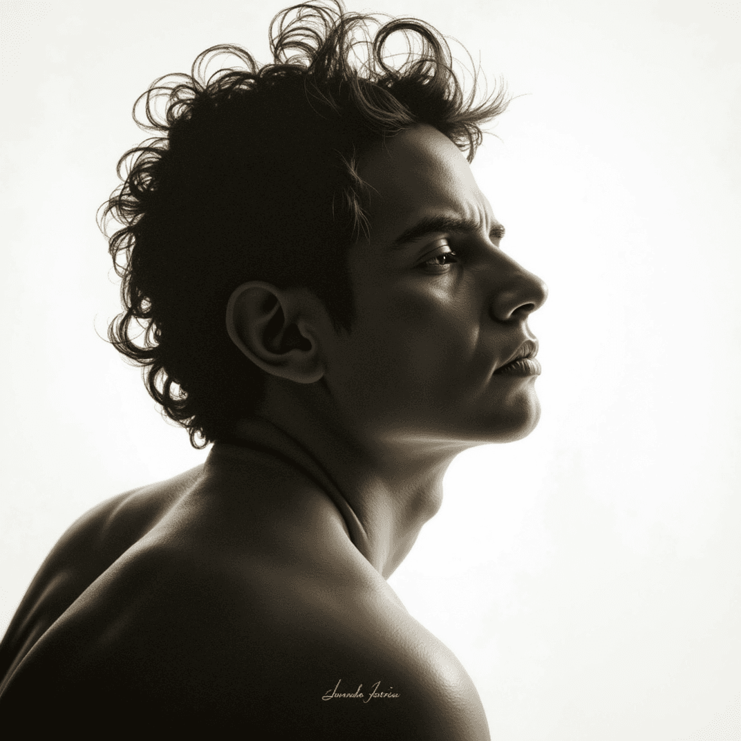 Photo transformed into dynamic ink wash anime style with AI — example 2