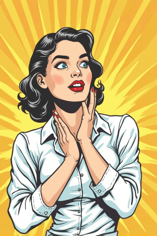 Photo transformed into comic pop art style with AI — example 2