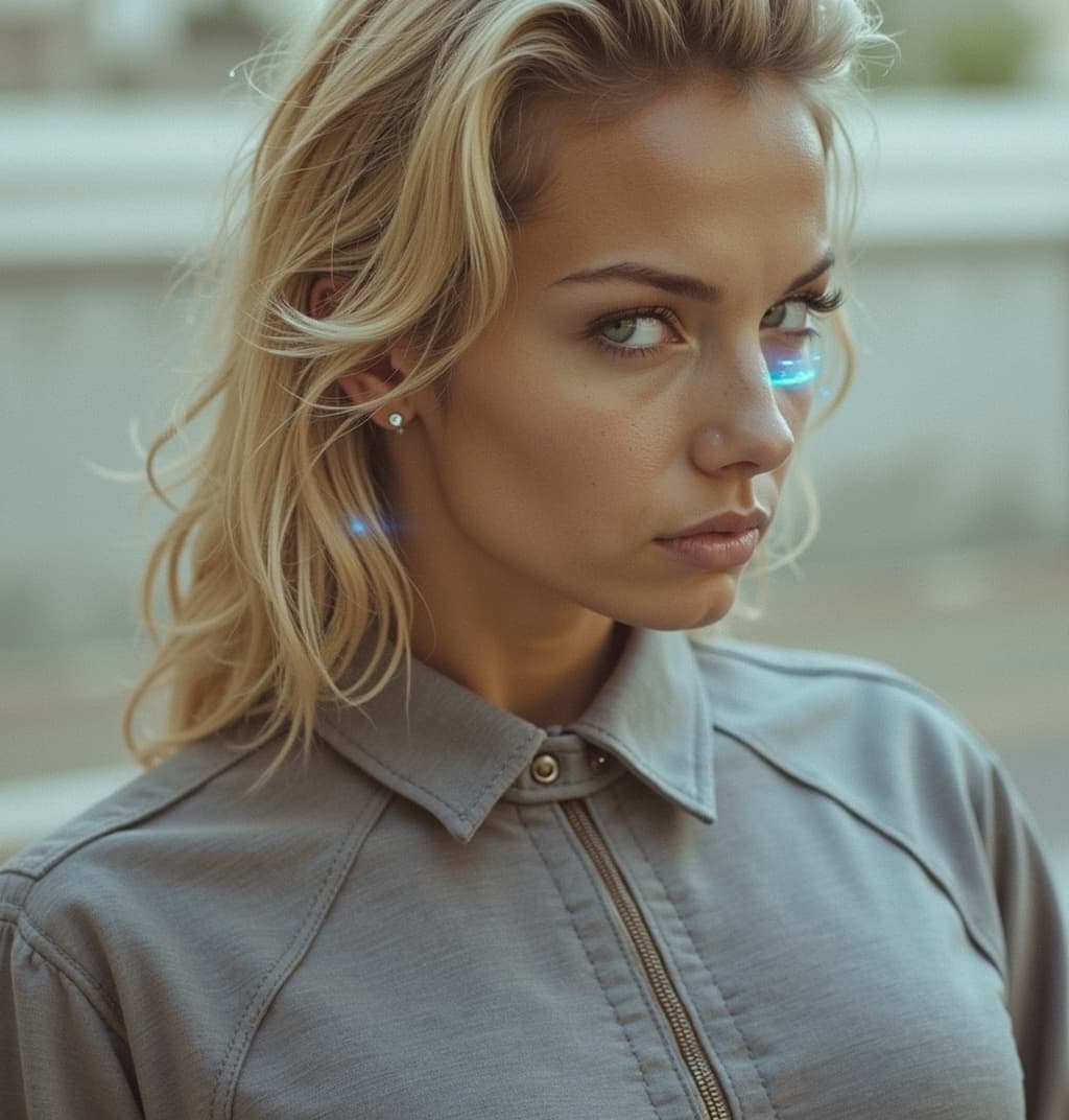 Photo transformed into cyberpunk style with AI — example 3