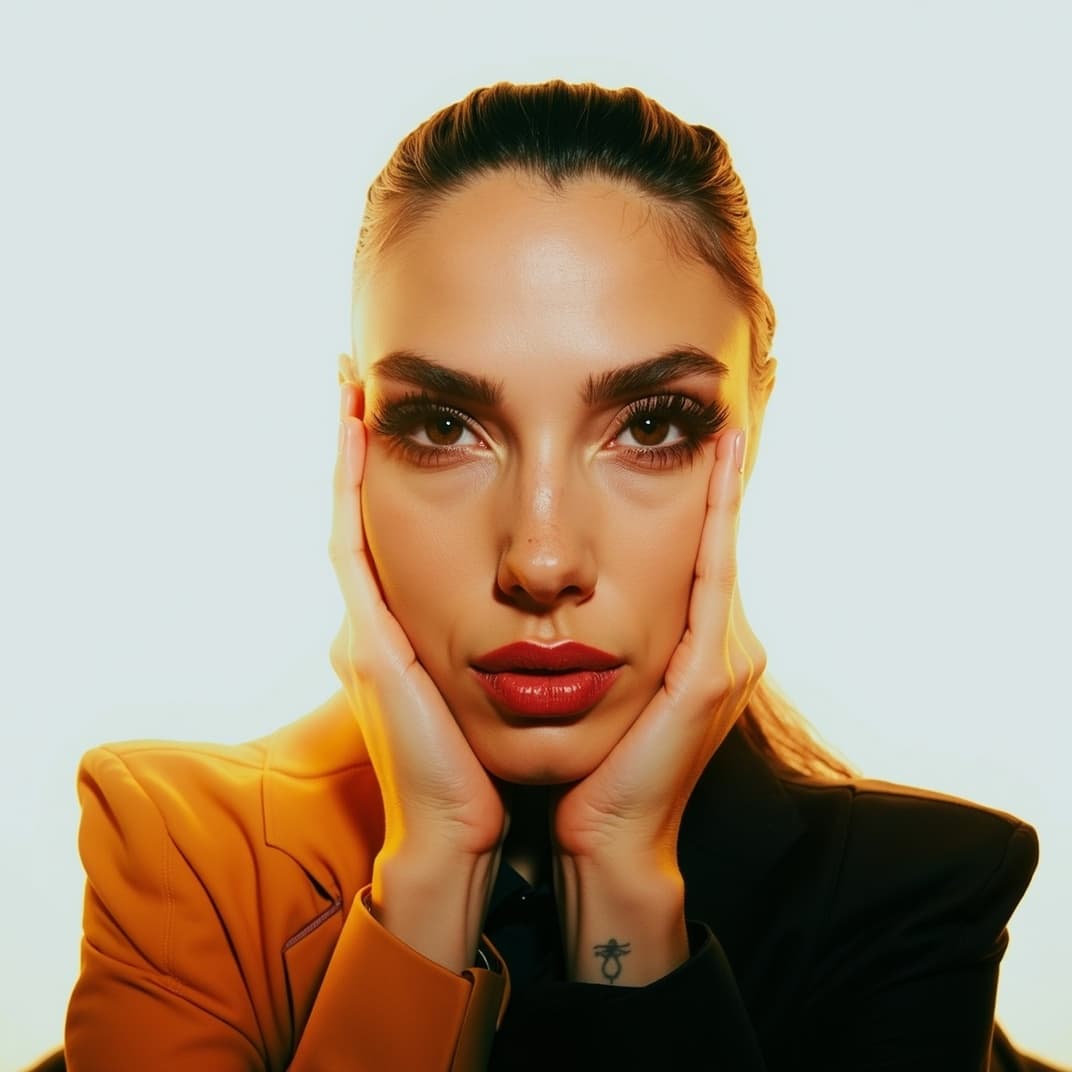 Photo transformed into flat art style with AI — example 1