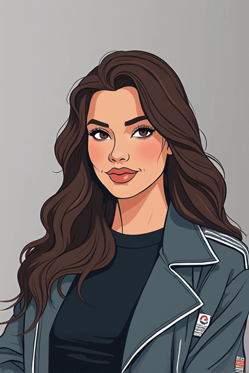 Photo transformed into flat art style with AI — example 4