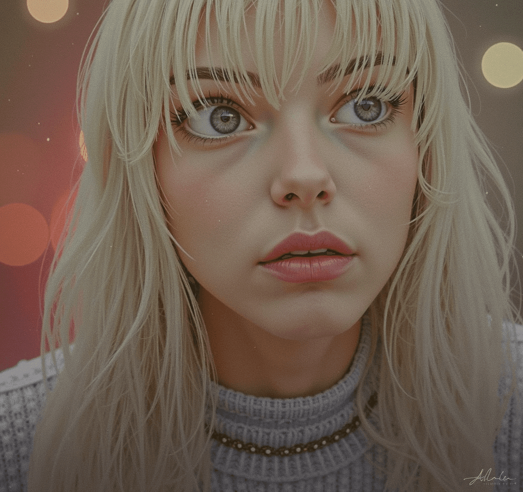 Photo transformed into starry sky anime vibe style with AI — example 2
