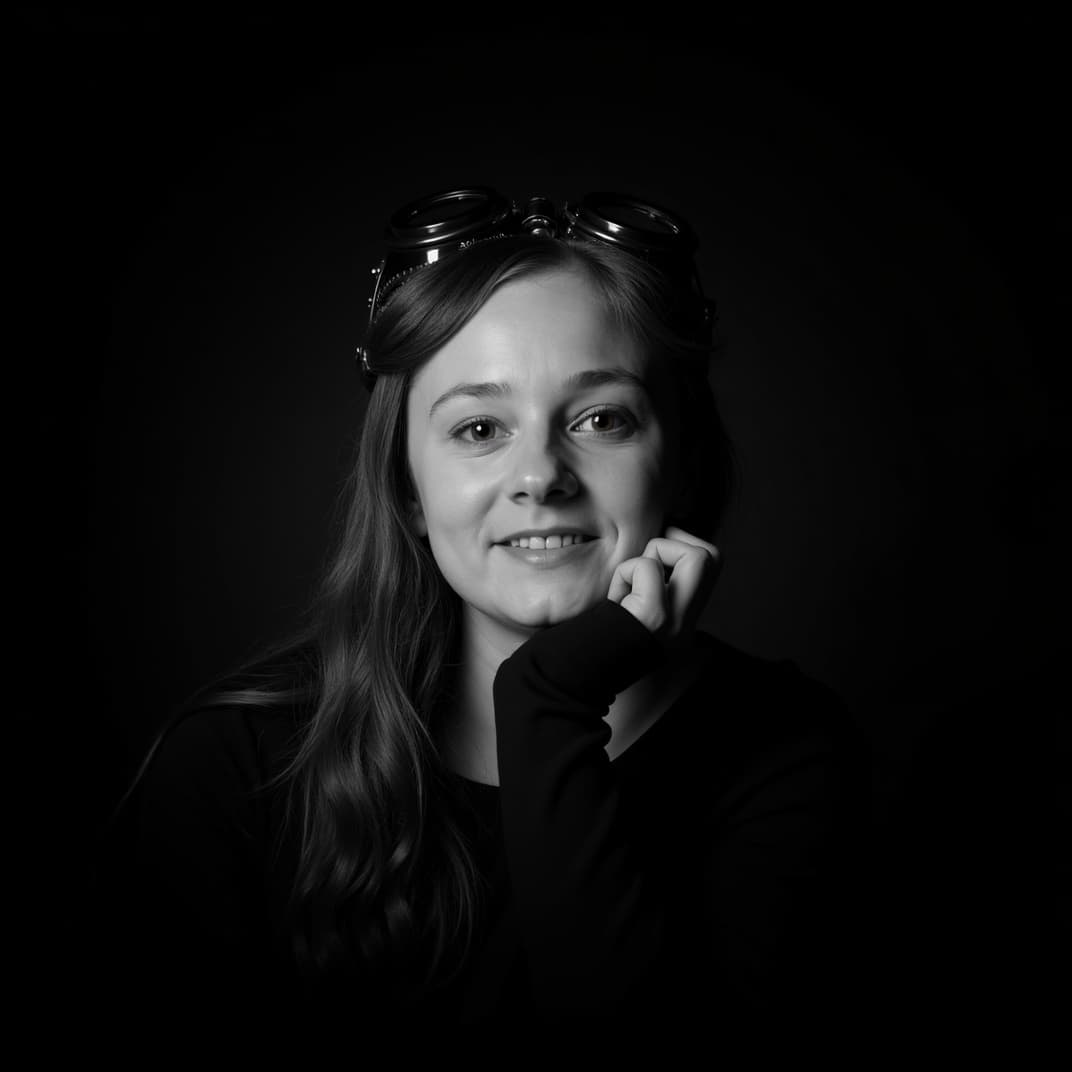 Photo transformed into steampunk style with AI — example 1